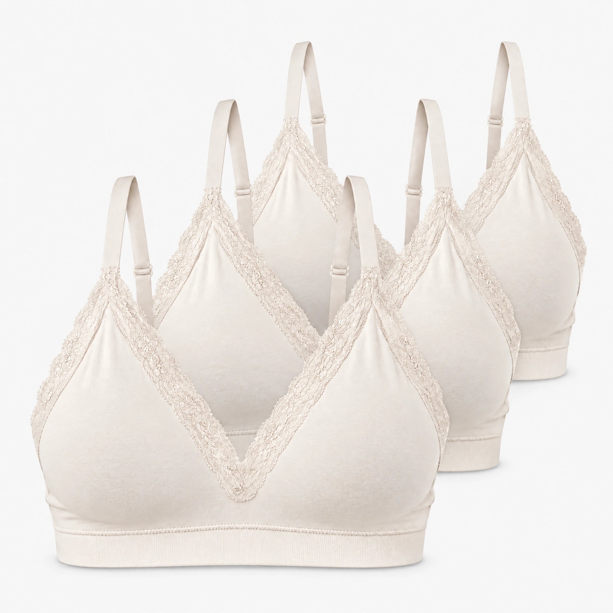 Seamless Spitzen Bralette | Cremeweiß – 14