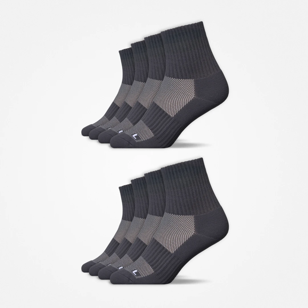 Mittelhohe Laufsocken | Grau – 10
