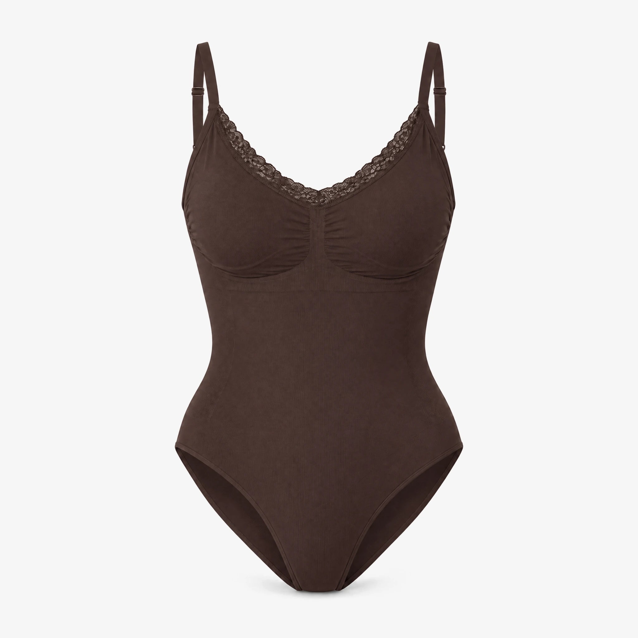 Shaping Body mit Spitze | Coffee Bean