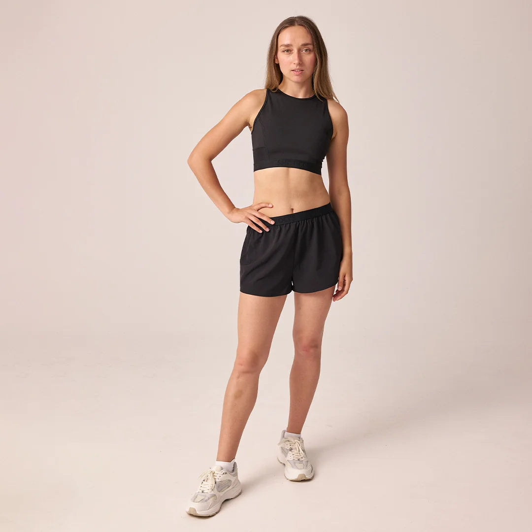 Sport-BH mit Logo | Schwarz – 2