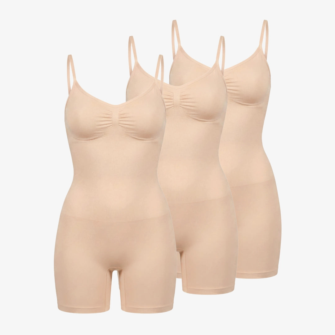 Shaping Bodysuit Shorts | Beige – 12