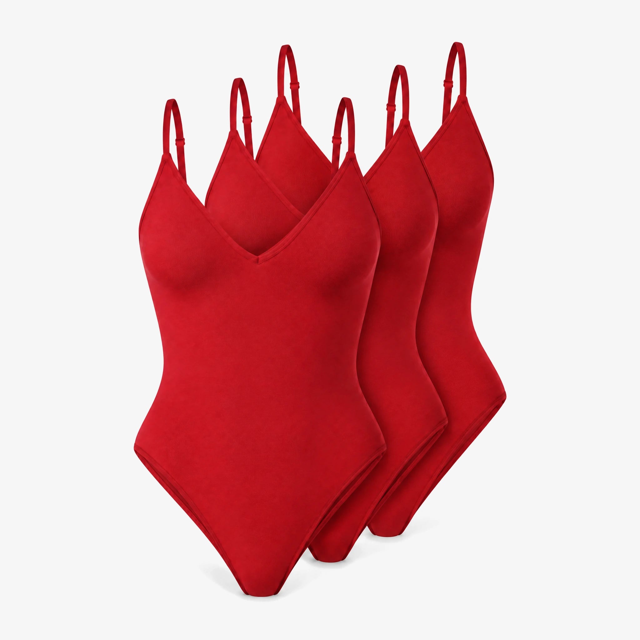Seamless String Body mit Cups | Classic Red – 15