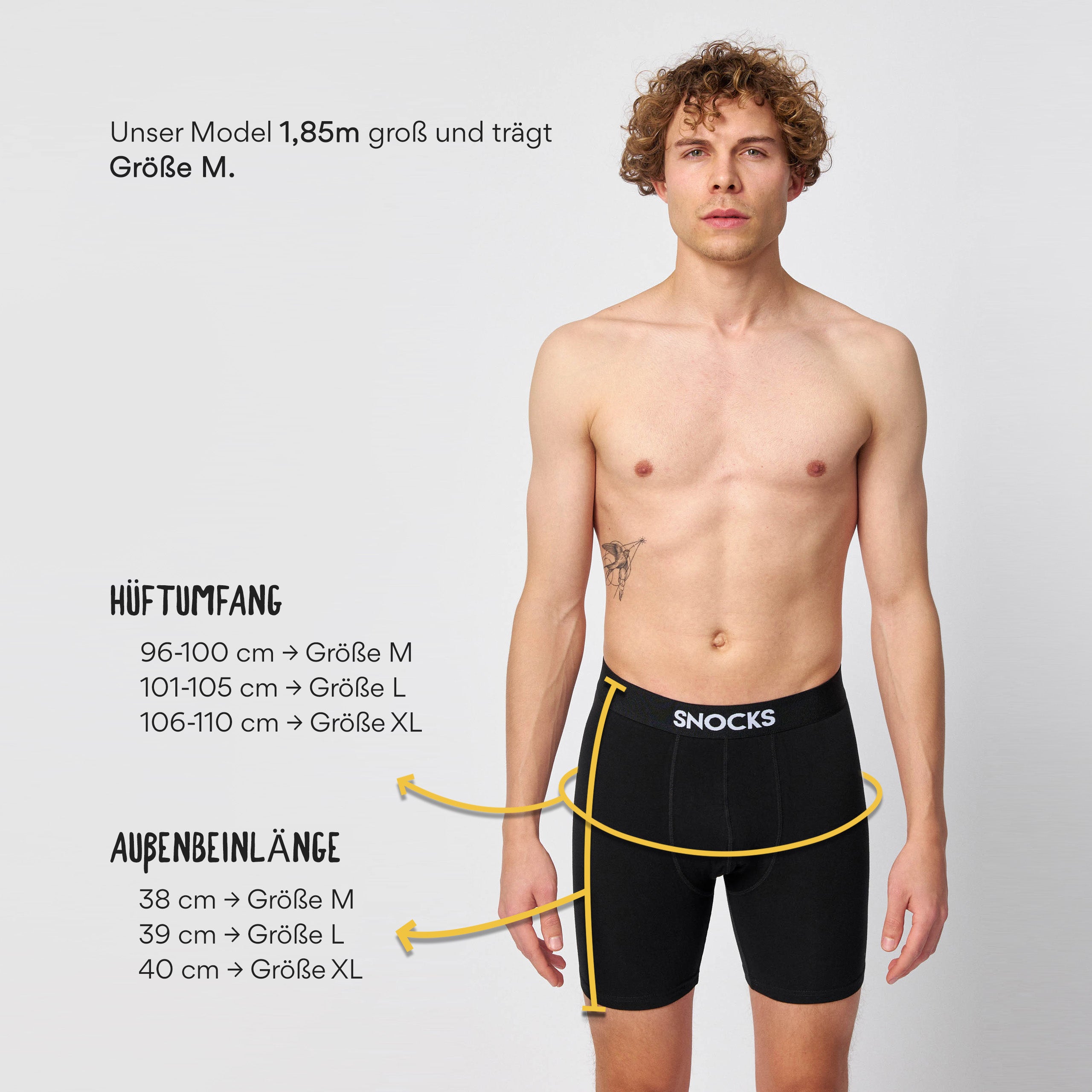 Lange Boxershorts | Schwarz – 10