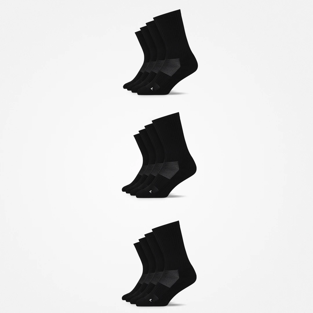 Hohe Laufsocken | Schwarz – 11