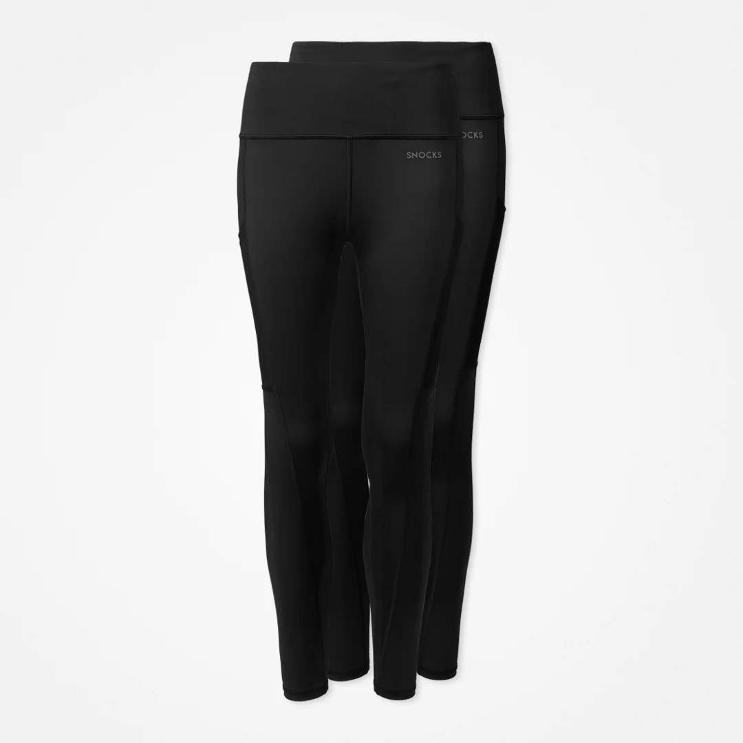 Leggings mit Tasche | Schwarz – 14