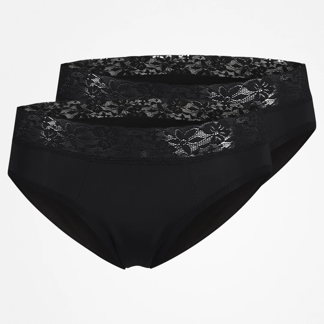 SNOCKS x femtis Period Panty - ALWA Slip Period | Schwarz – 7