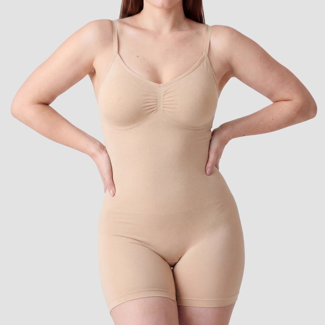 Shaping Bodysuit Shorts | Beige – 7