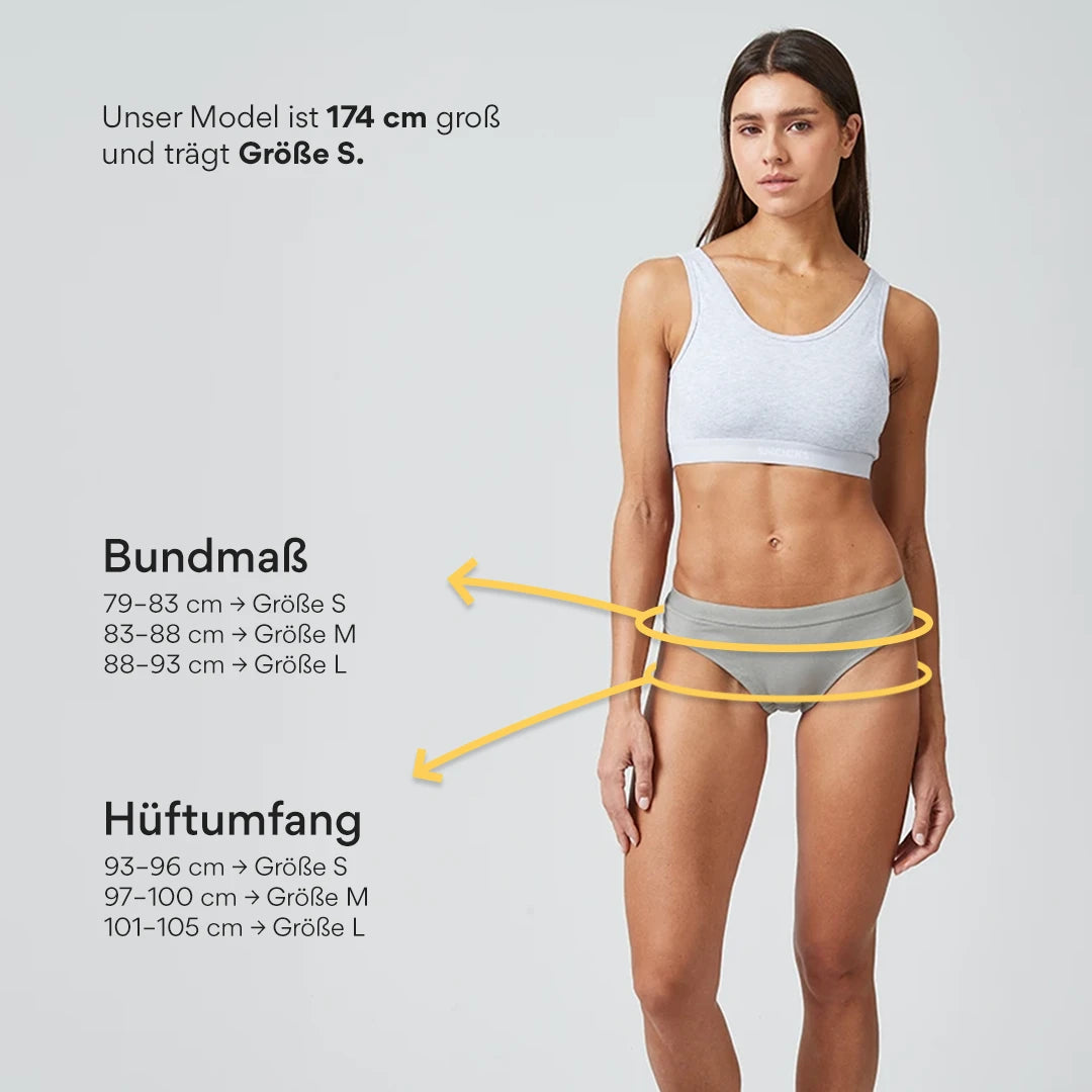 Brazilian Slips mit Gummibund | Schwarz – 10