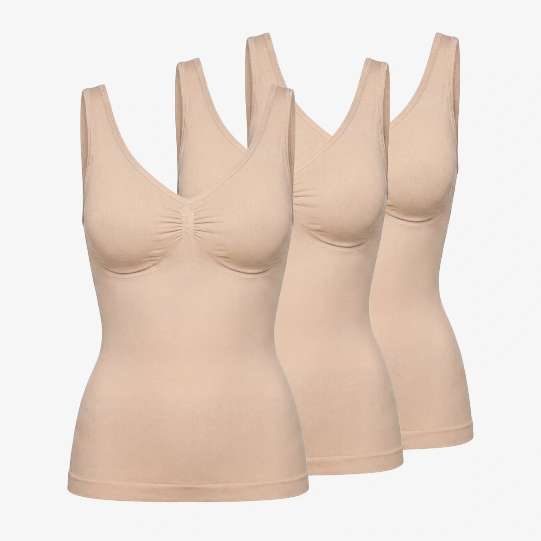 Shaping Tank Top | Beige – 11