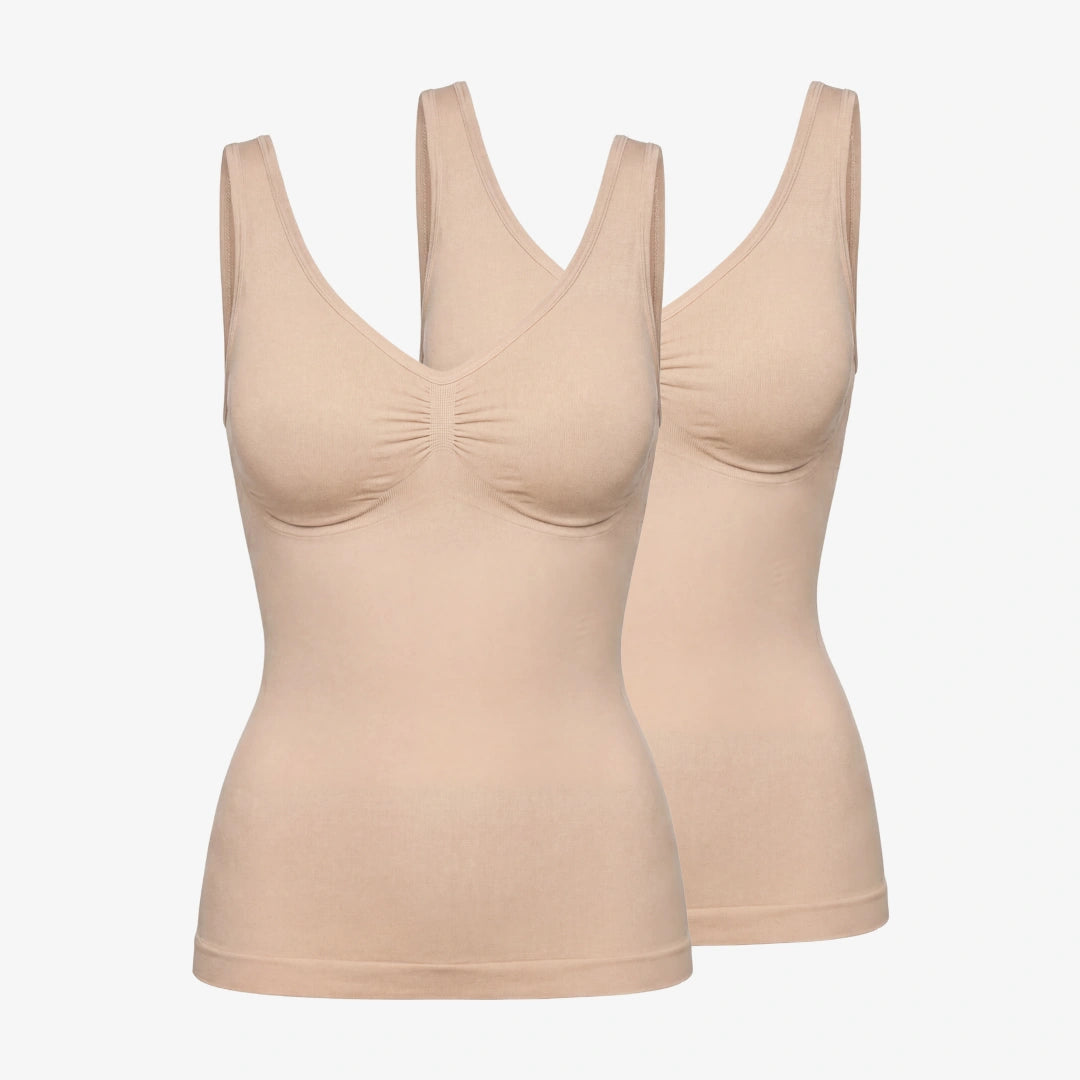 Shaping Tank Top | Beige – 10