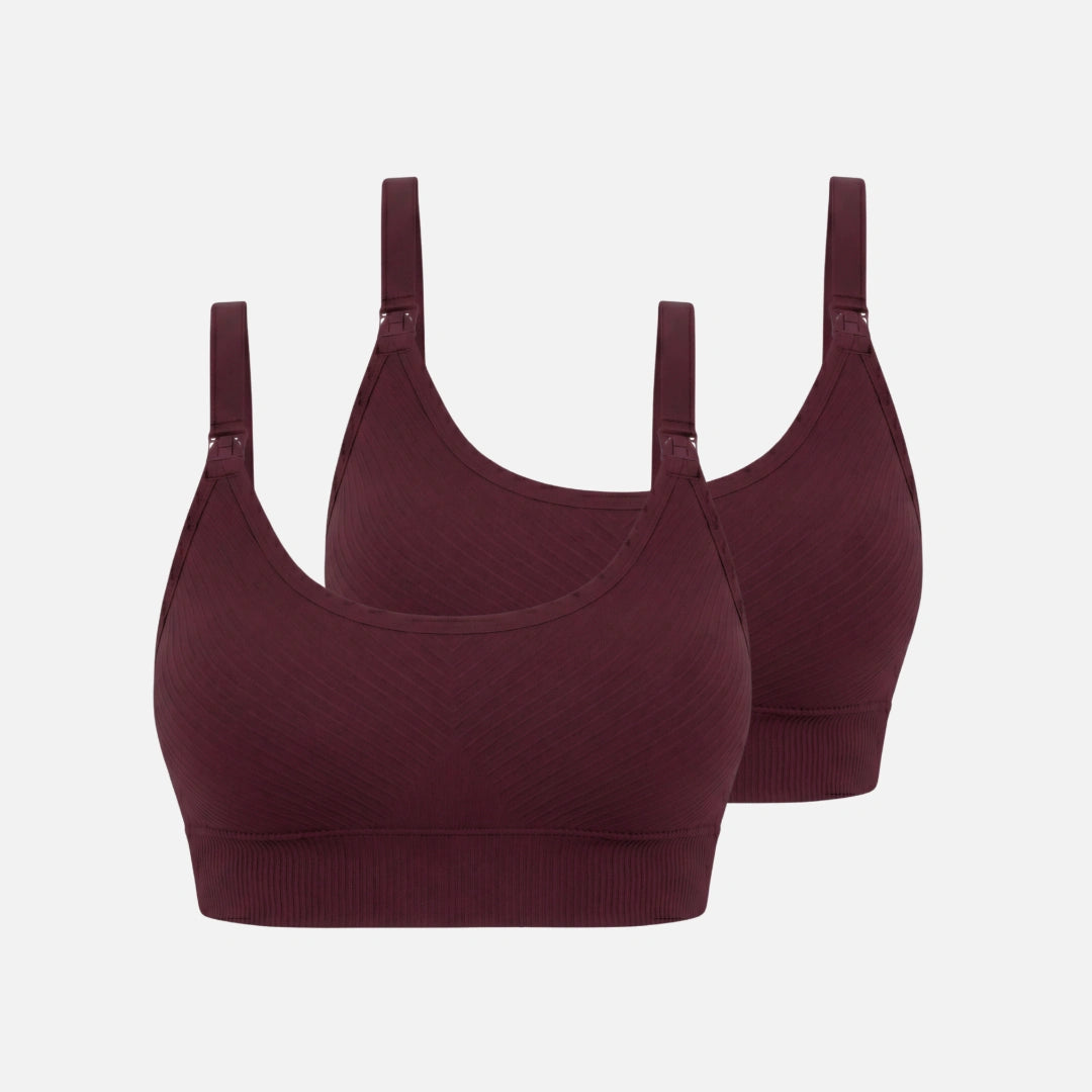 Umstands-BH Seamless | Dunkelrot – 10