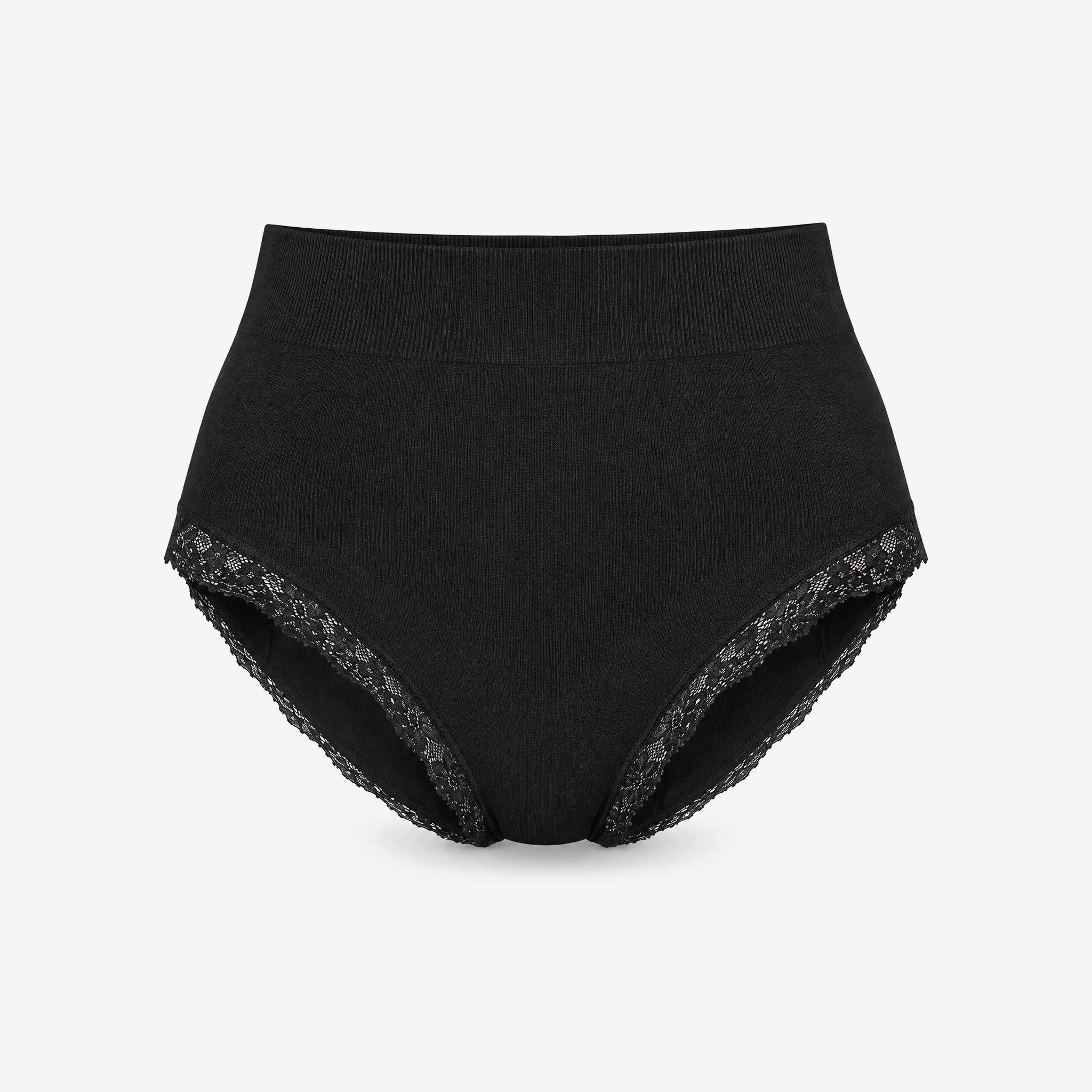 Shaping Taillenslip mit Spitze | Schwarz