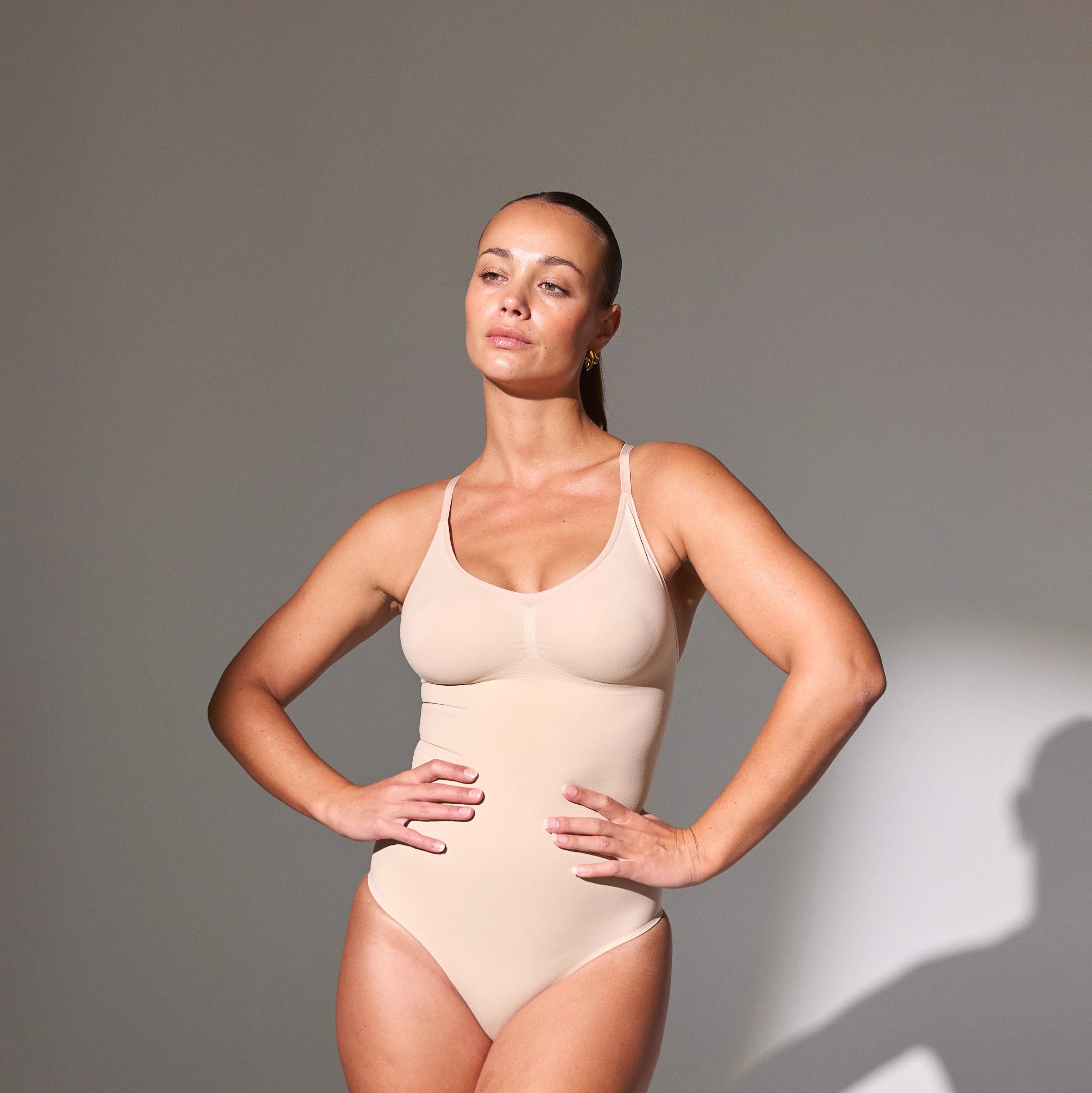 Shaping Body mit Multiway-Trägern | Beige – 2