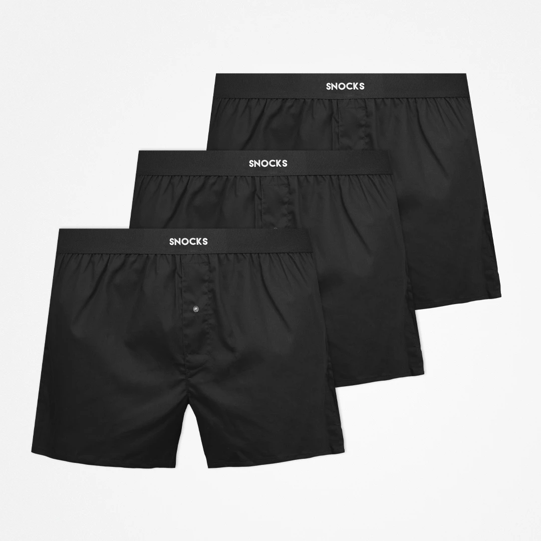 American Boxershorts mit Gummibund | Schwarz – 8