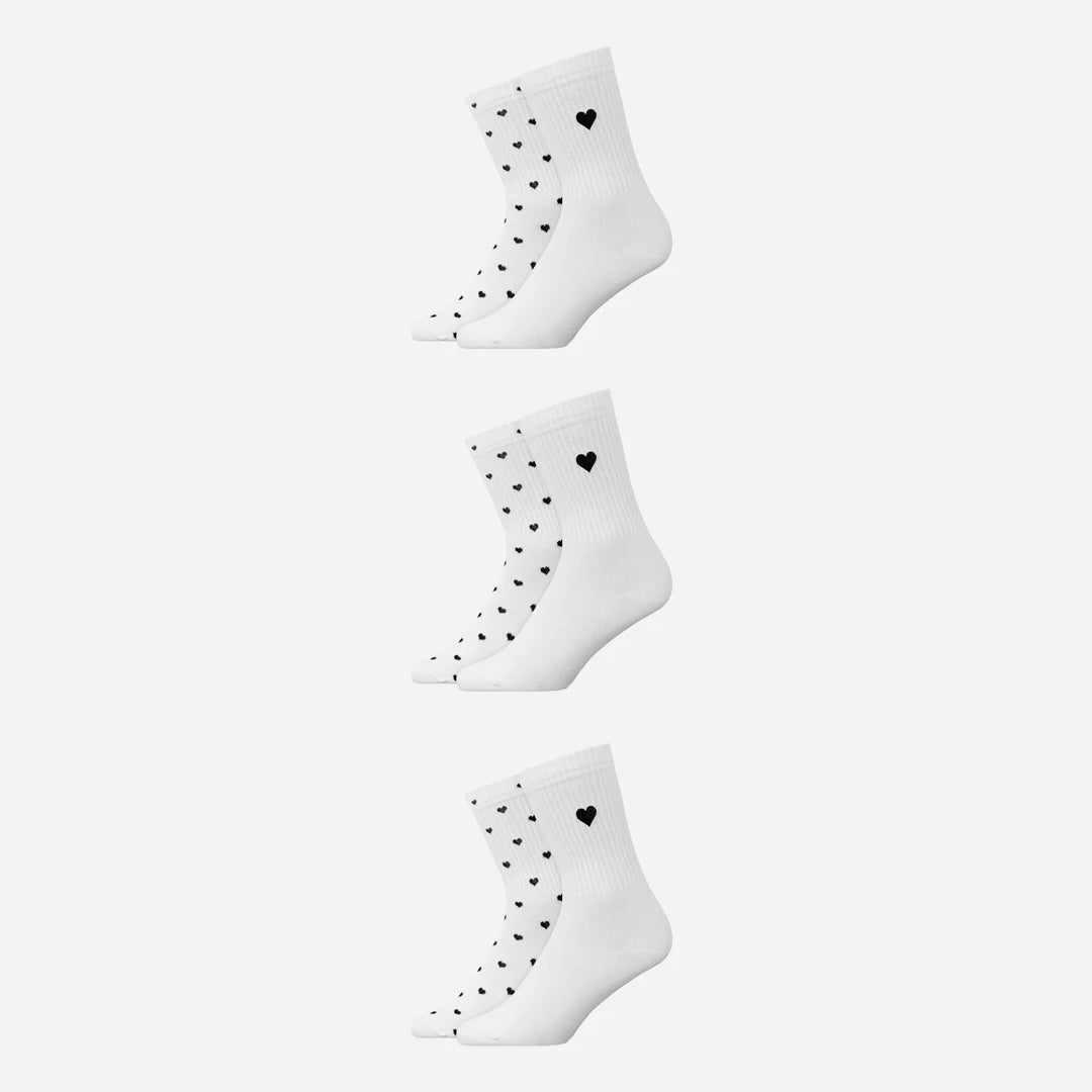 Tennissocken | Mix Love (Schwarz) – 11