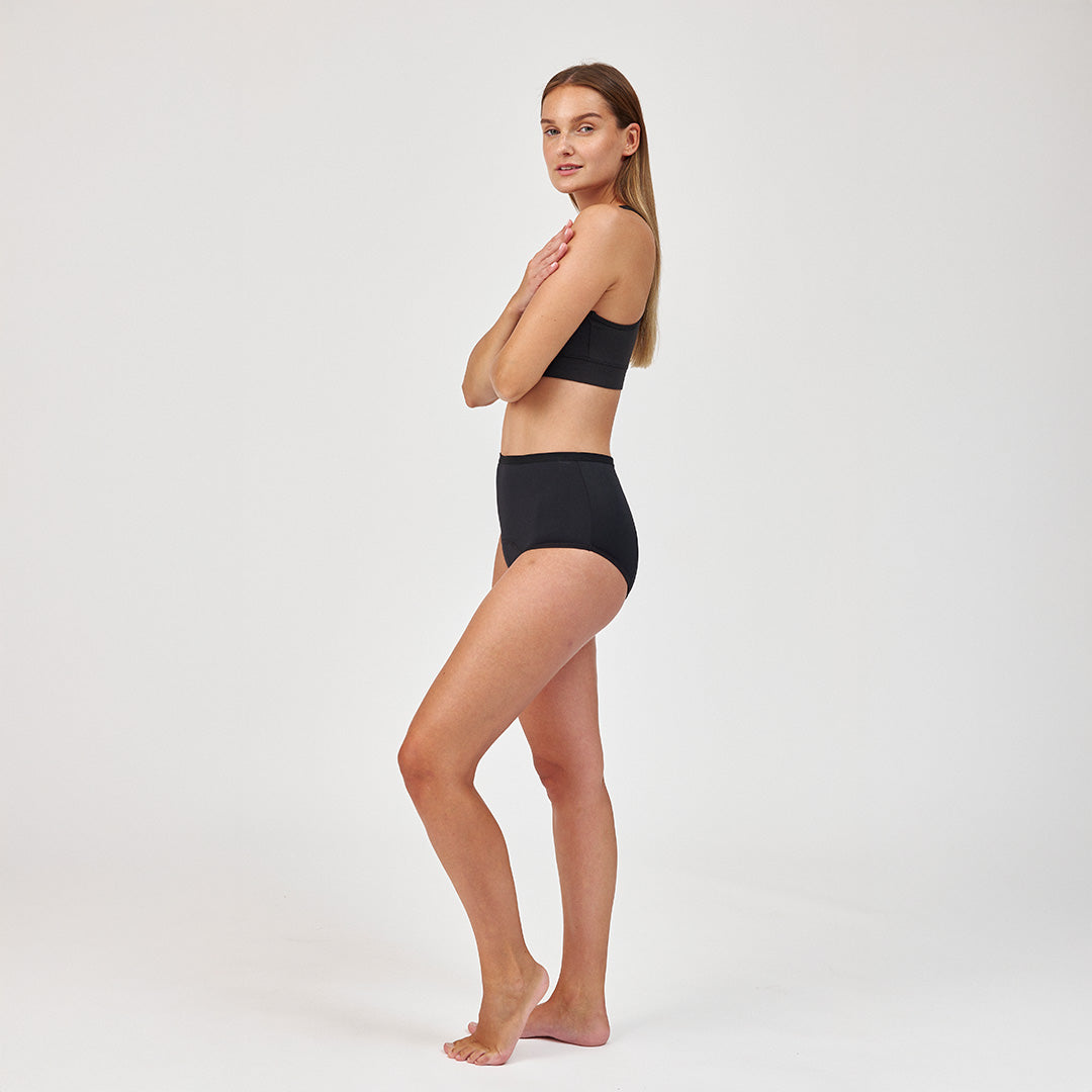 SNOCKS x femtis Period Panty - JULE Highwaist | Schwarz – 5
