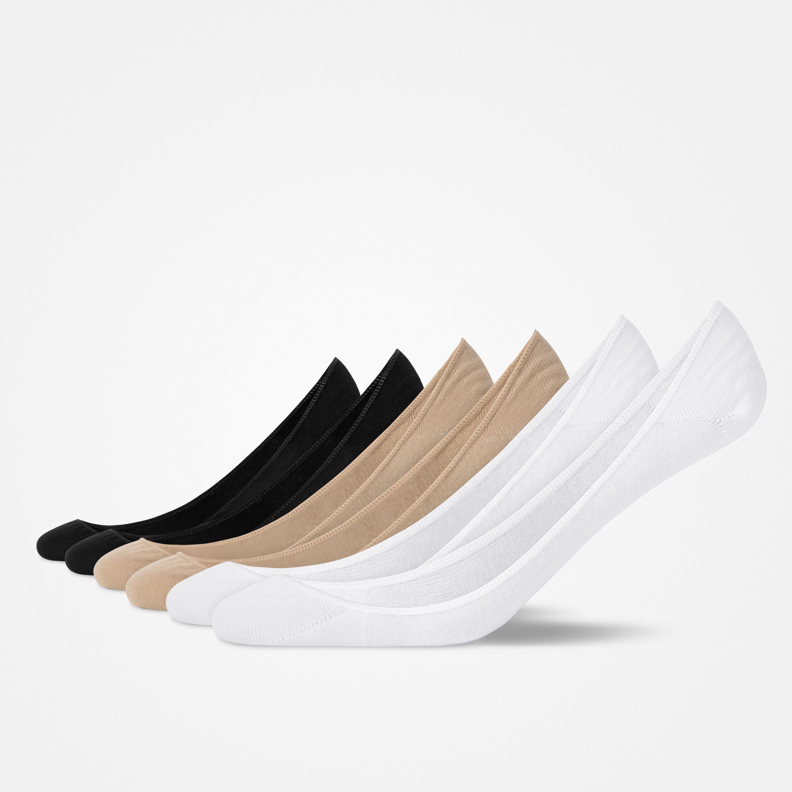 Loafer Socken | Mix (Schwarz/Weiß/Beige) – 9