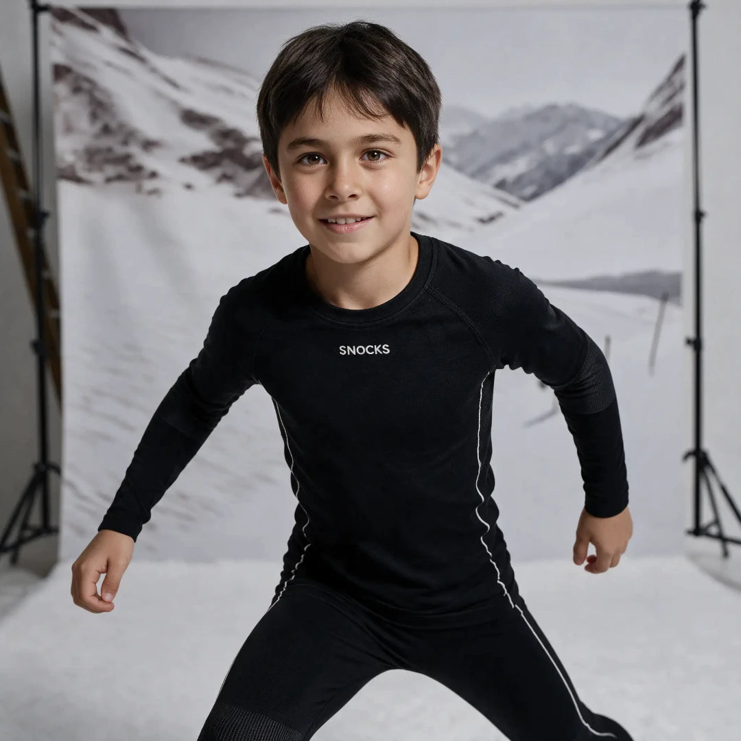 Thermounterwäschen Set Kinder | Dunkelrot – 9