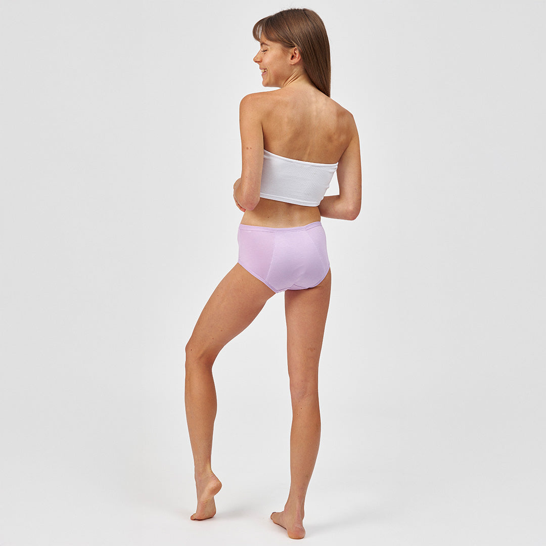 SNOCKS x femtis Teen Period Panty - LENE Hipster | Flieder