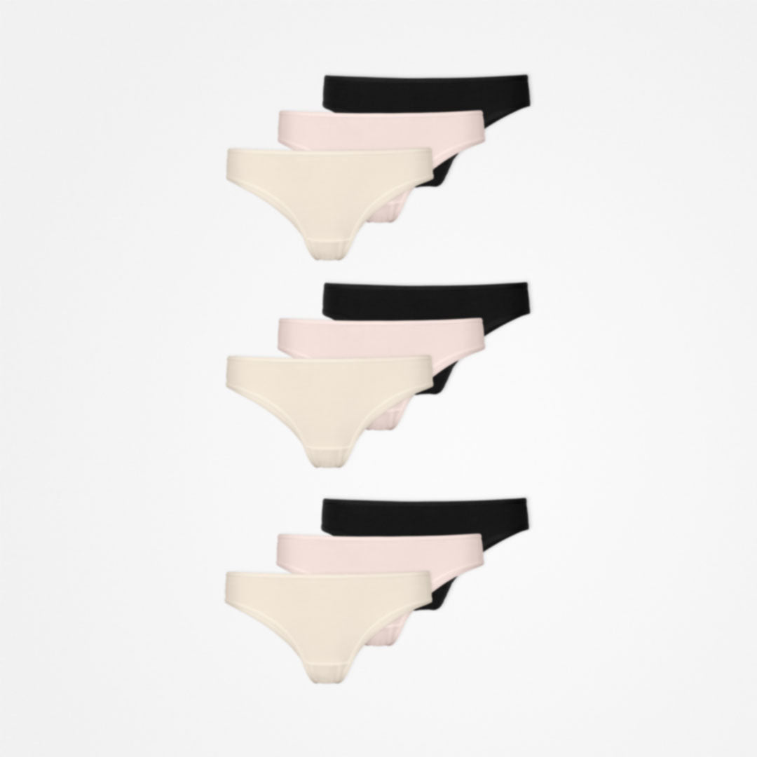 Brazilian Slips | Mix (Hellbeige/Rose/Schwarz) – 11