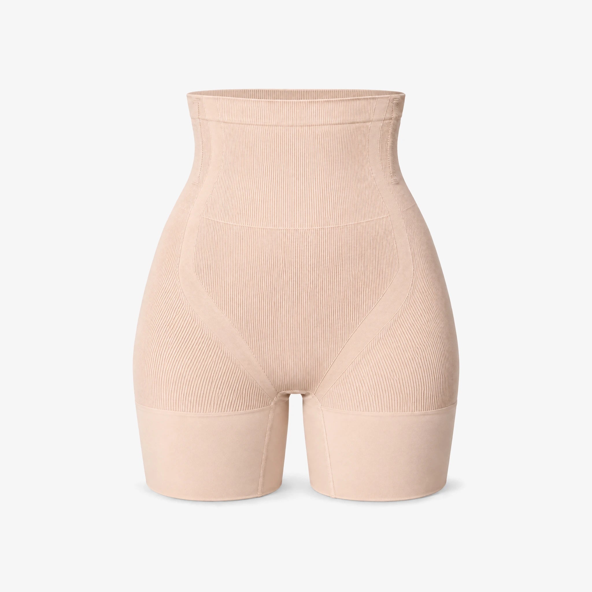 Stark formende Shaping Shorts High Waist | Beige