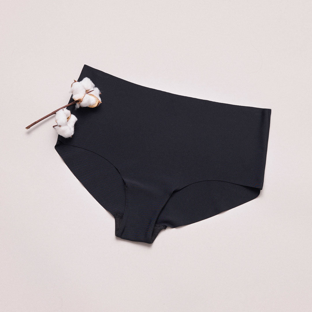 High Waist Hipster Panties Seamless | Schwarz – 9