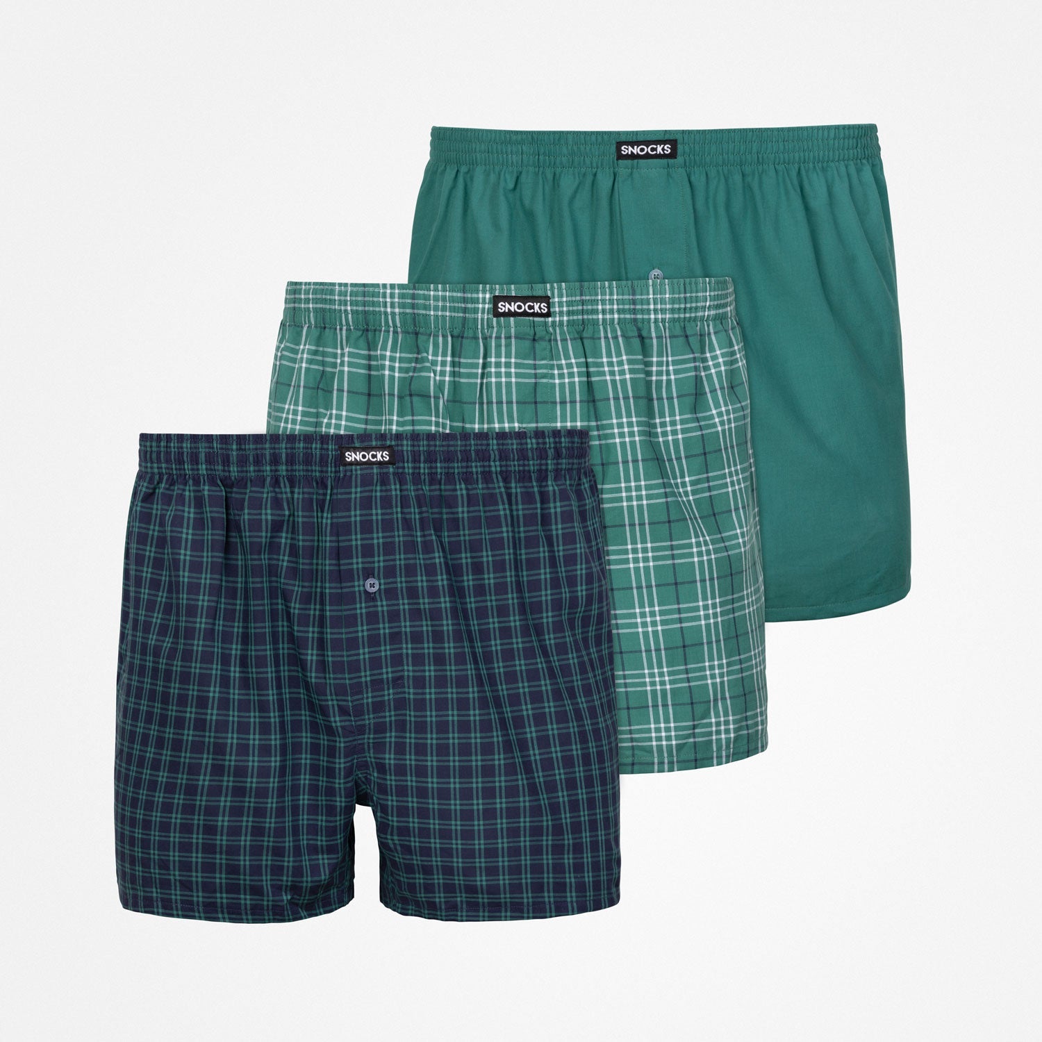 American Boxershorts | Mix (Grüne Muster) – 9