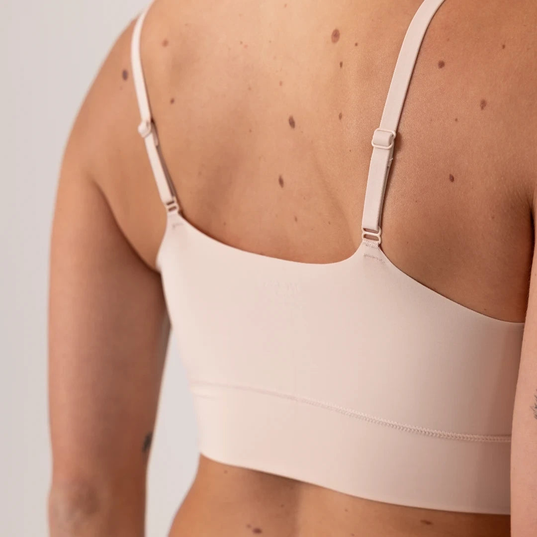 Microfiber Seamless Bralette | Beige – 5
