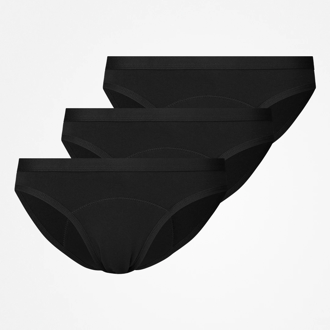 SNOCKS x femtis Period Panty - INSA  | Schwarz – 7