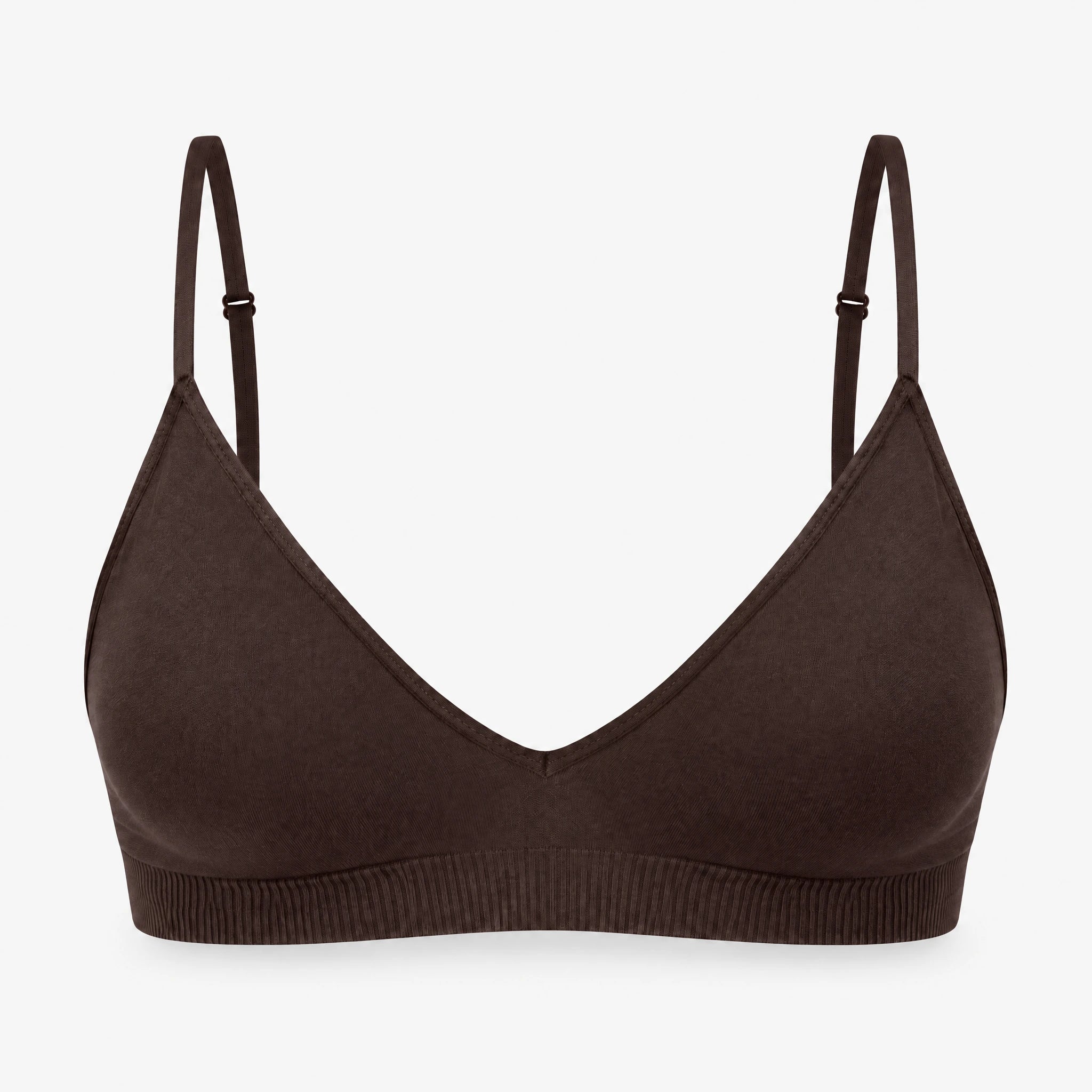 Seamless Triangel Bralette | Coffee Bean