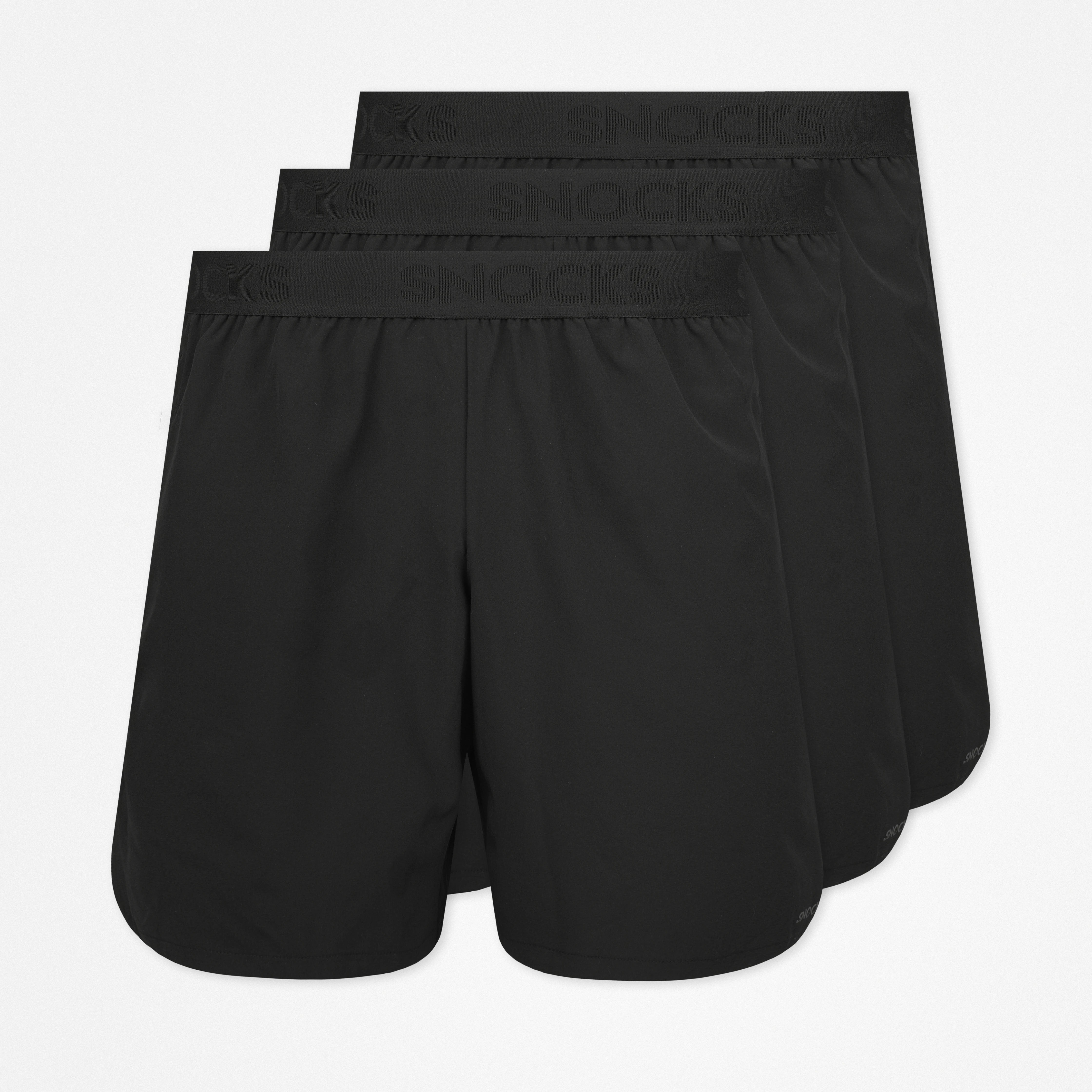 Kurze Sporthose mit Logo Herren | Schwarz – 12