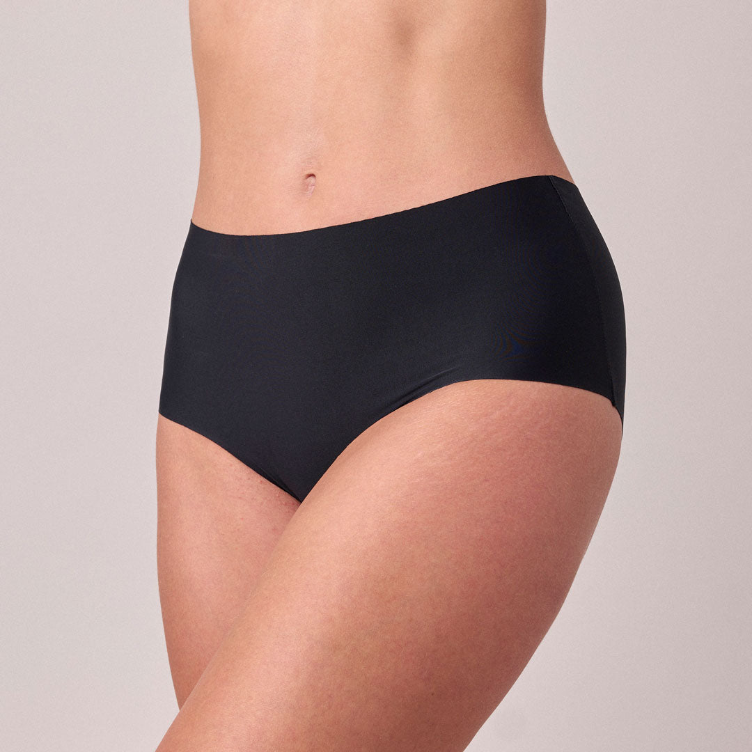High Waist Hipster Panties Seamless | Schwarz – 5