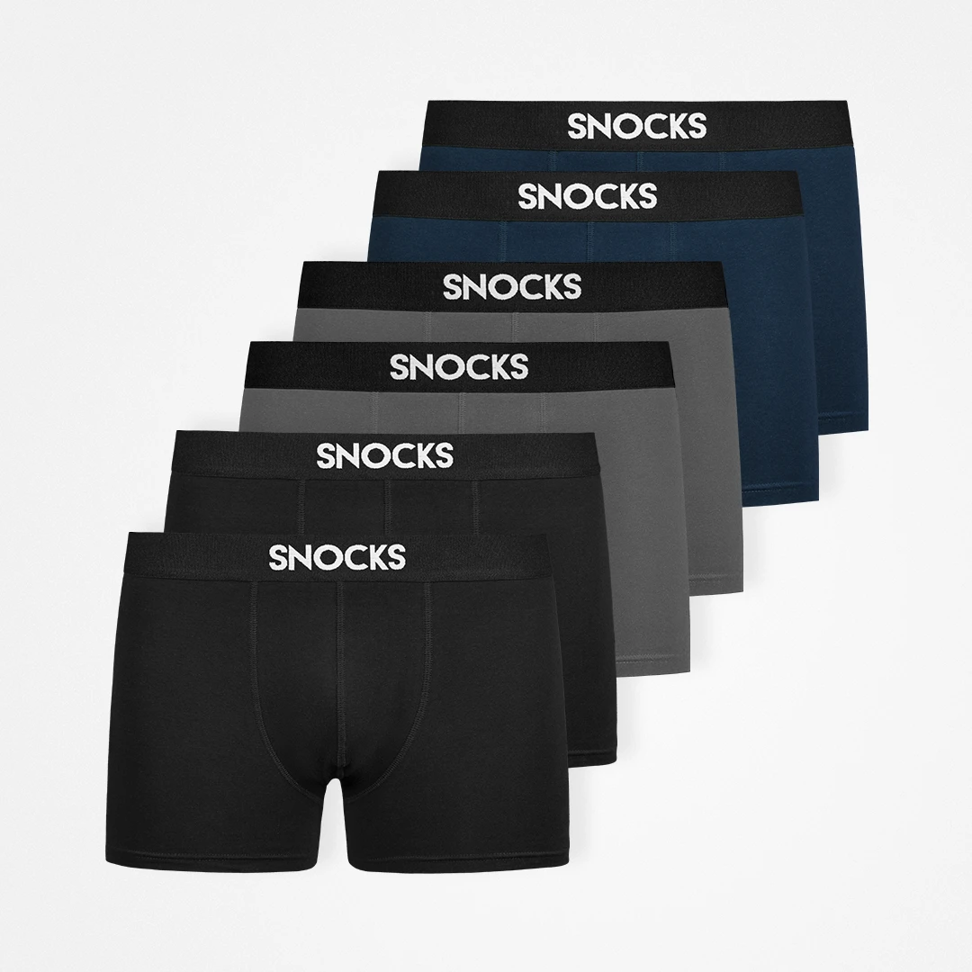 Boxershorts | Mix (Schwarz/Grau/Blau) – 11
