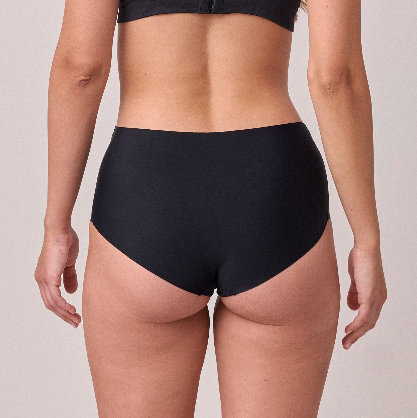 High Waist Hipster Panties Seamless | Schwarz – 3