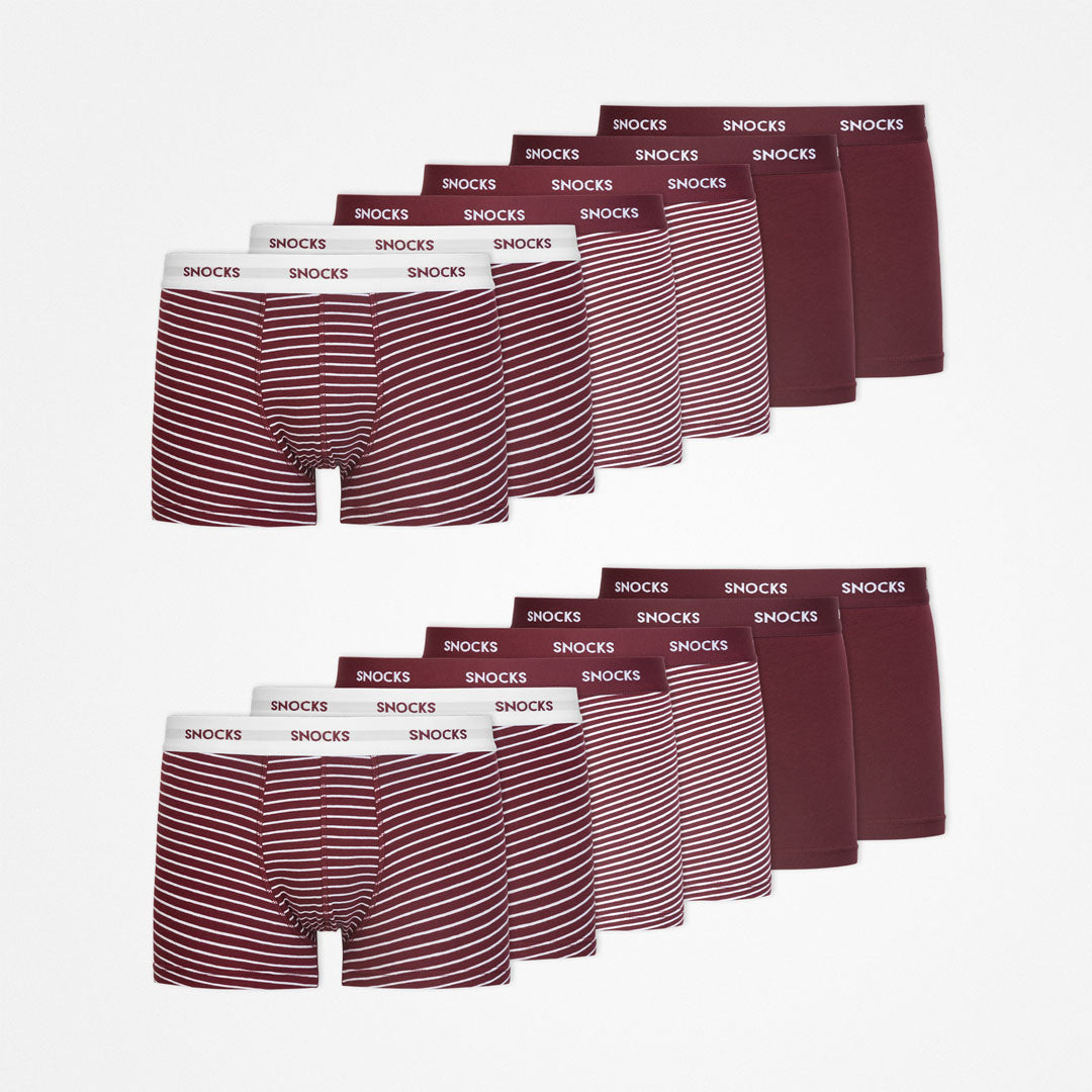 Boxershorts mit Streifen | Rote Streifen – 8