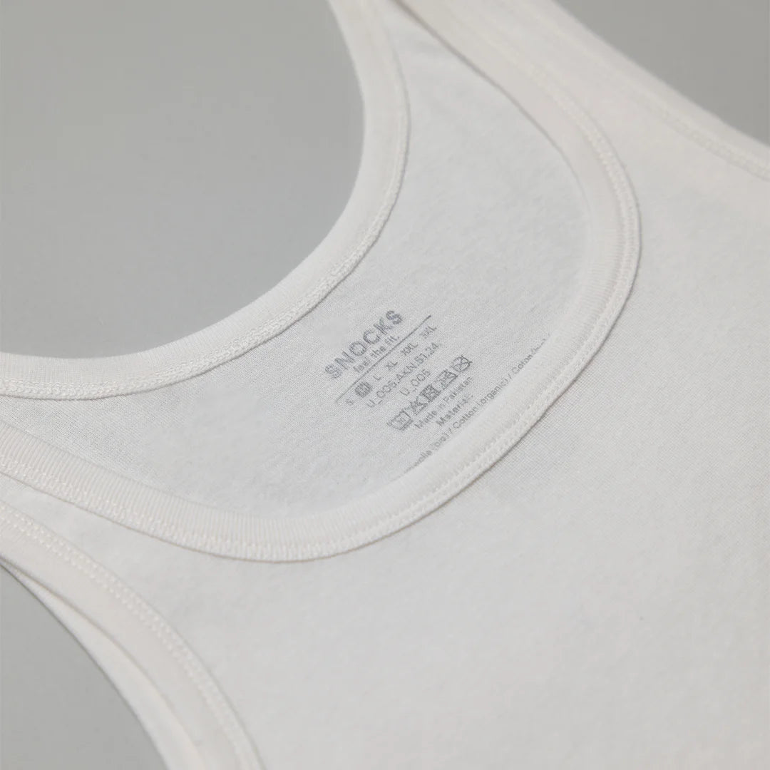Unterhemd Tank Top Herren | Weiß – 5