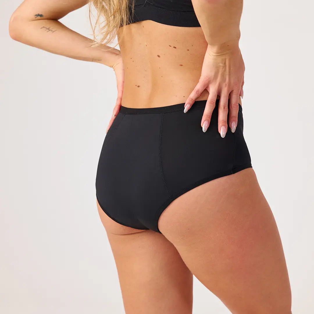 Perioden High Waist Slip STRONG | Schwarz – 7