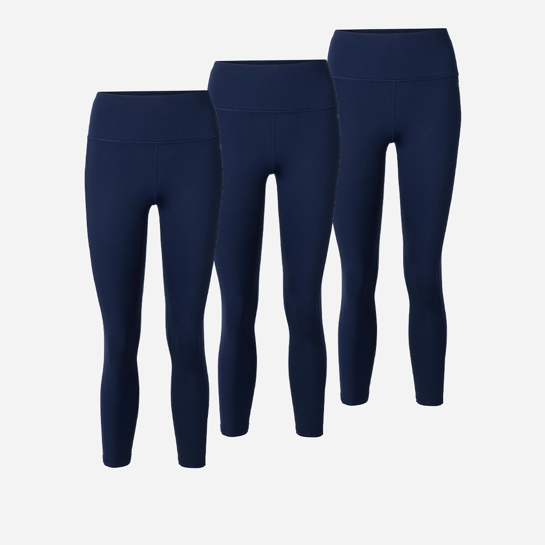 High Waist Leggings 7/8 | Dunkelblau – 10