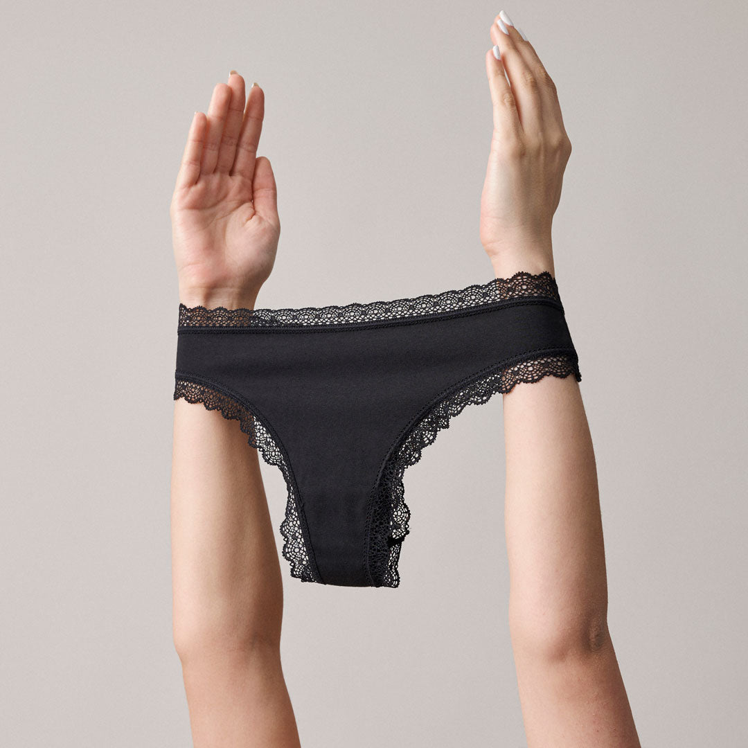 Tangas mit Spitze | Weiß – 8