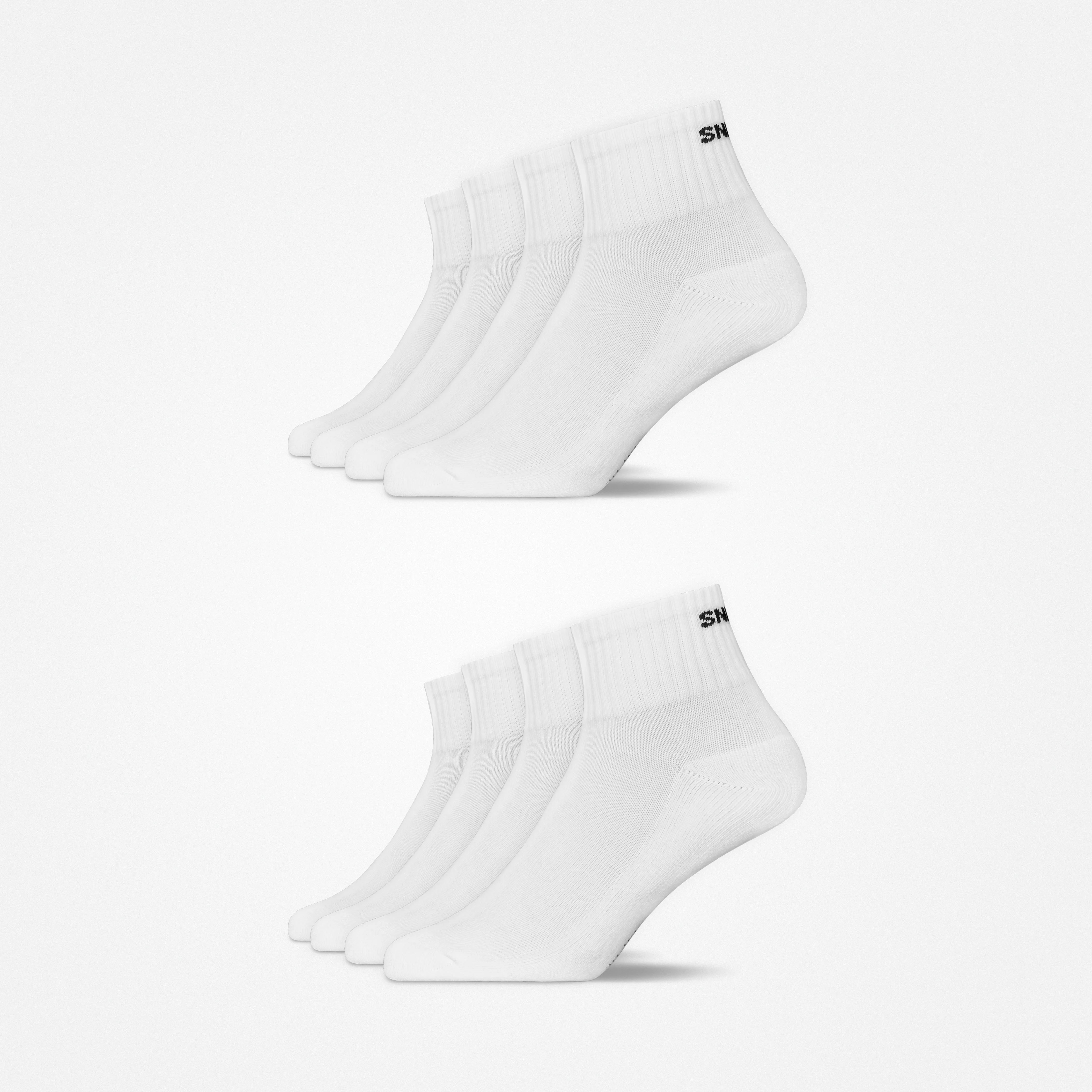 Retro Sneaker Socken | Weiß (SNOCKS) – 10