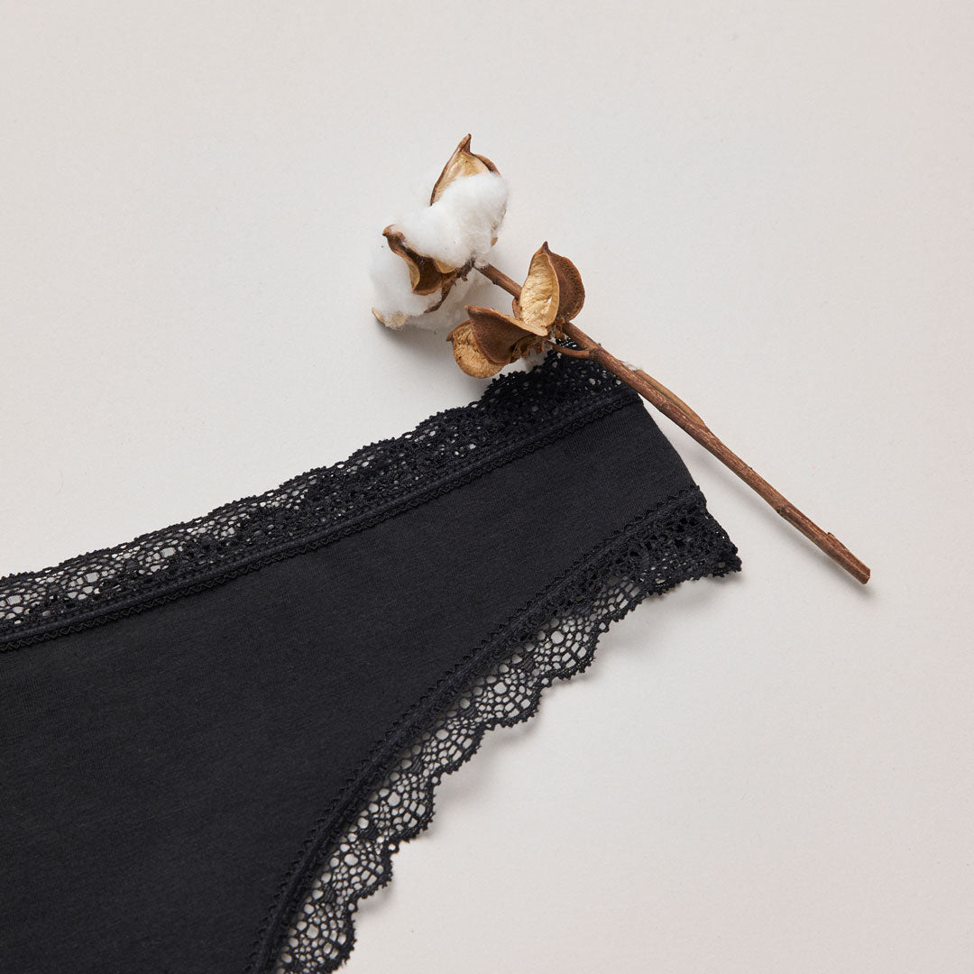 Tangas mit Spitze | Mix (Weiß/Rosa/Lila) – 9