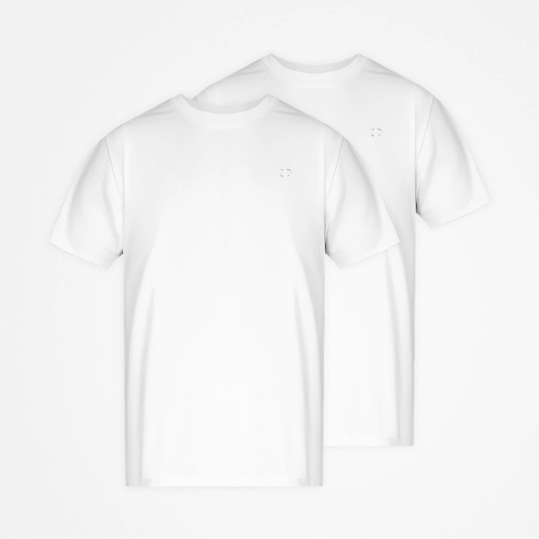 Basic T-Shirt Herren | Weiß – 9