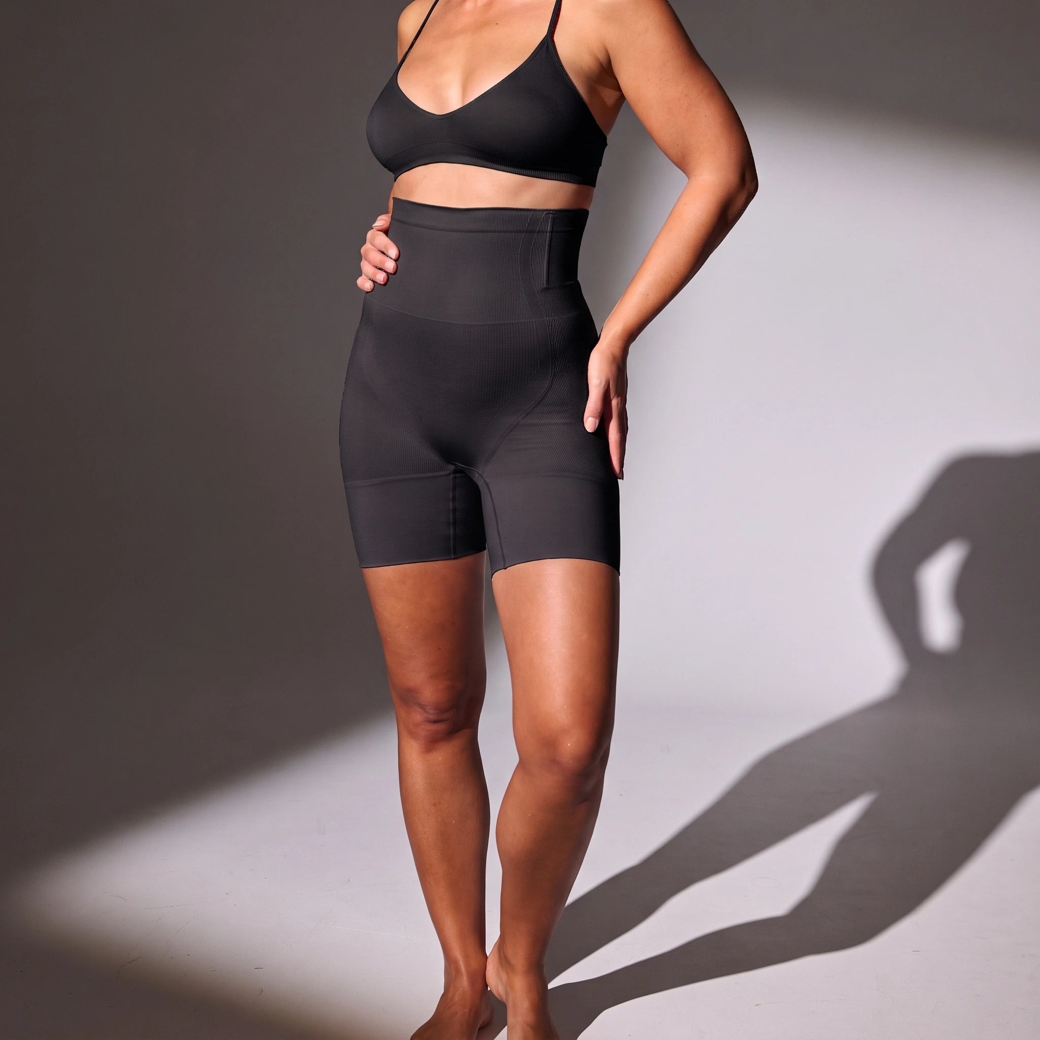 Stark formende Shaping Shorts High Waist | Schwarz – 11