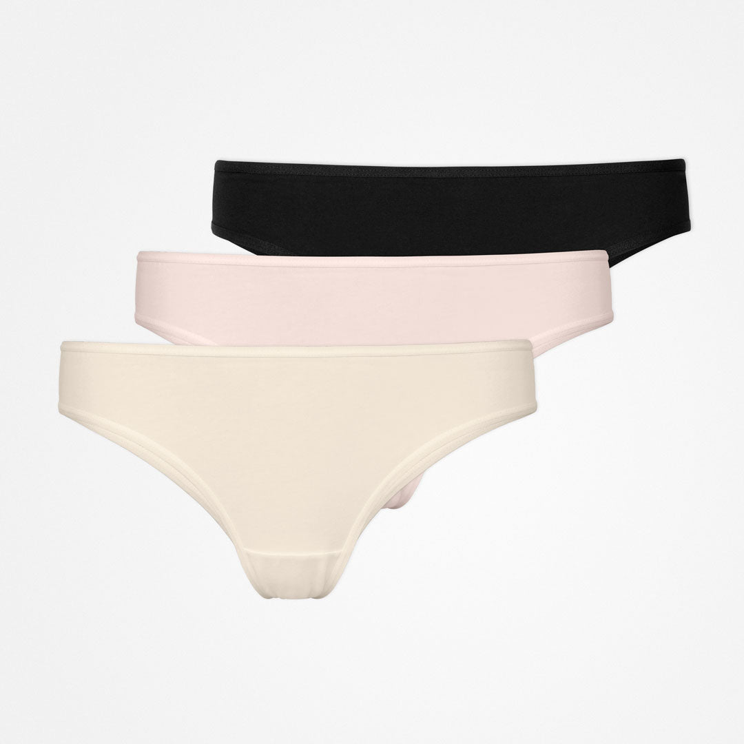 Brazilian Slips | Mix (Hellbeige/Rose/Schwarz) – 9
