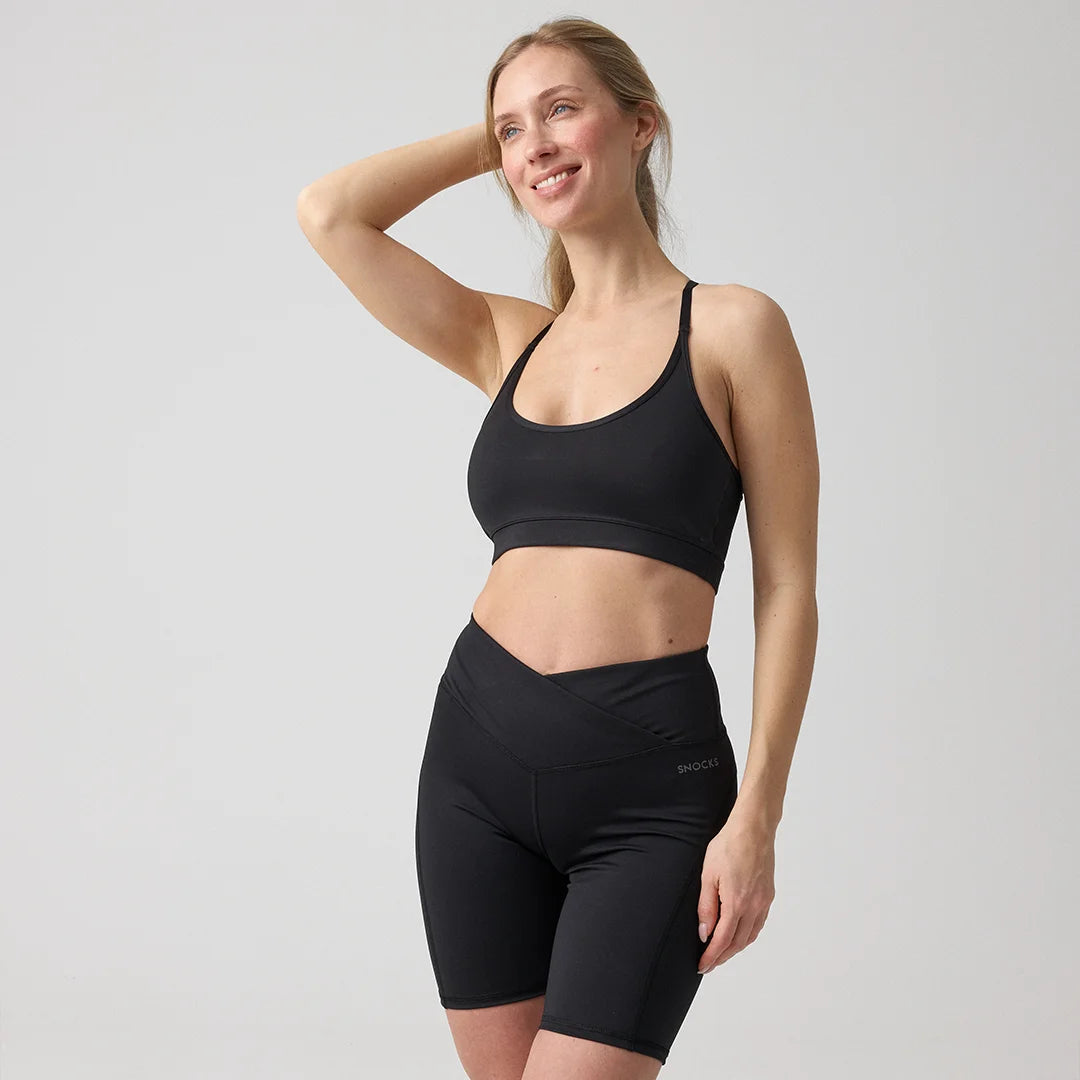 Radlerhose Damen V Cross | Schwarz – 6