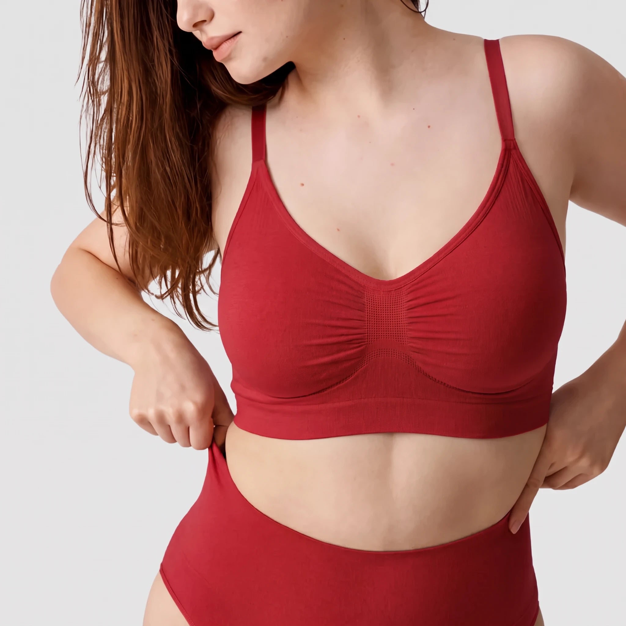 Shaping BH mit Spaghettiträgern | Classic Red – 5