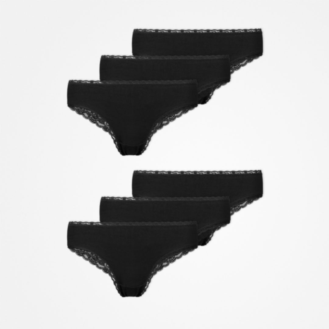 Brazilian Slips mit Spitze | Schwarz – 13