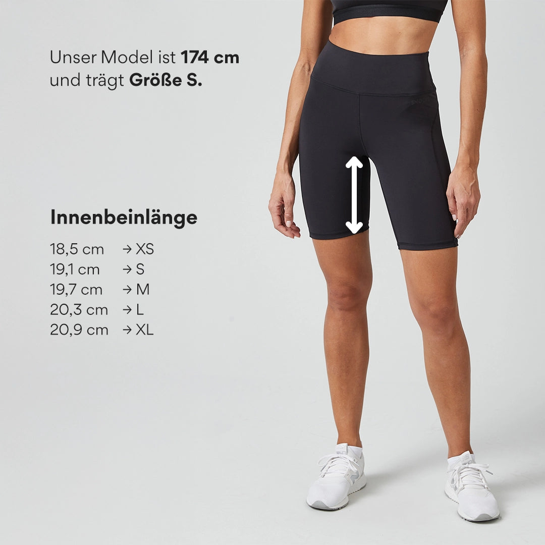 Radlerhose Damen | Schwarz – 8