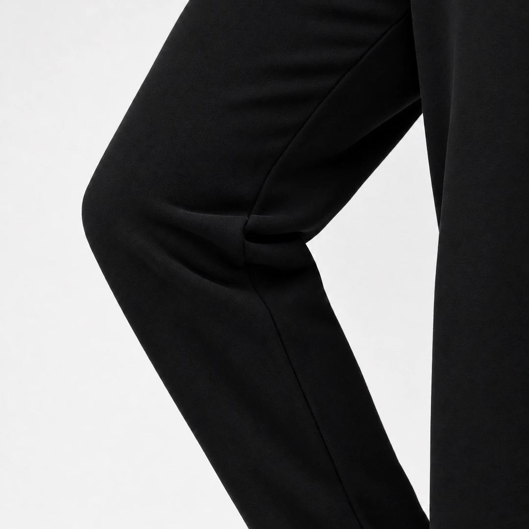 Jogginghose mit weitem Bein Damen | Schwarz – 6