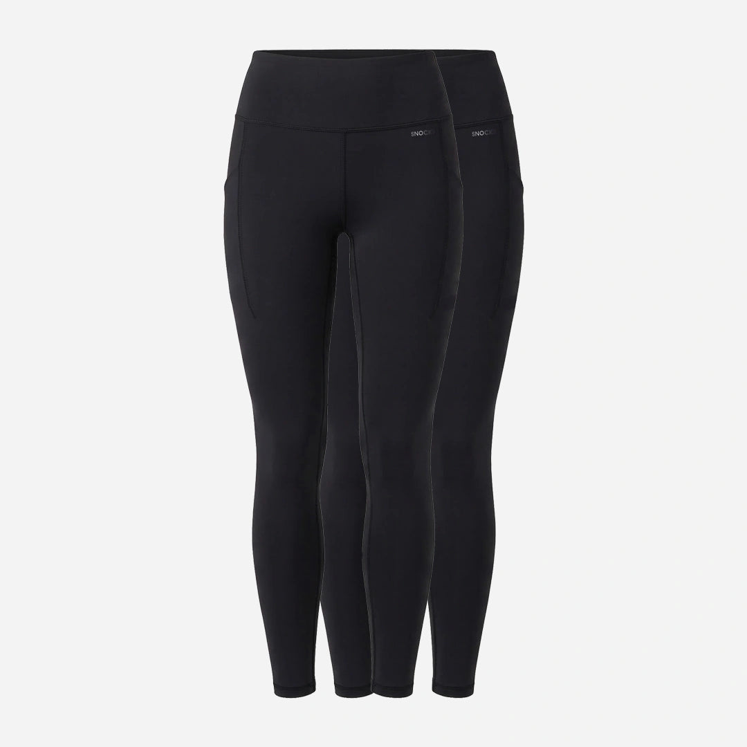 Premium High Waist Leggings mit Taschen | Schwarz – 11